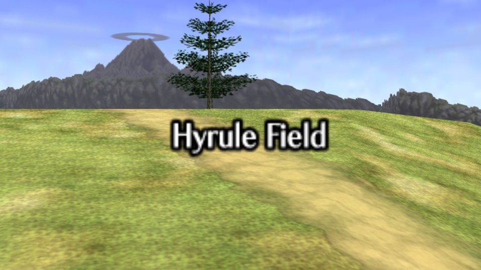Hyrule Field in The Legend of Zelda: Ocarina of Time