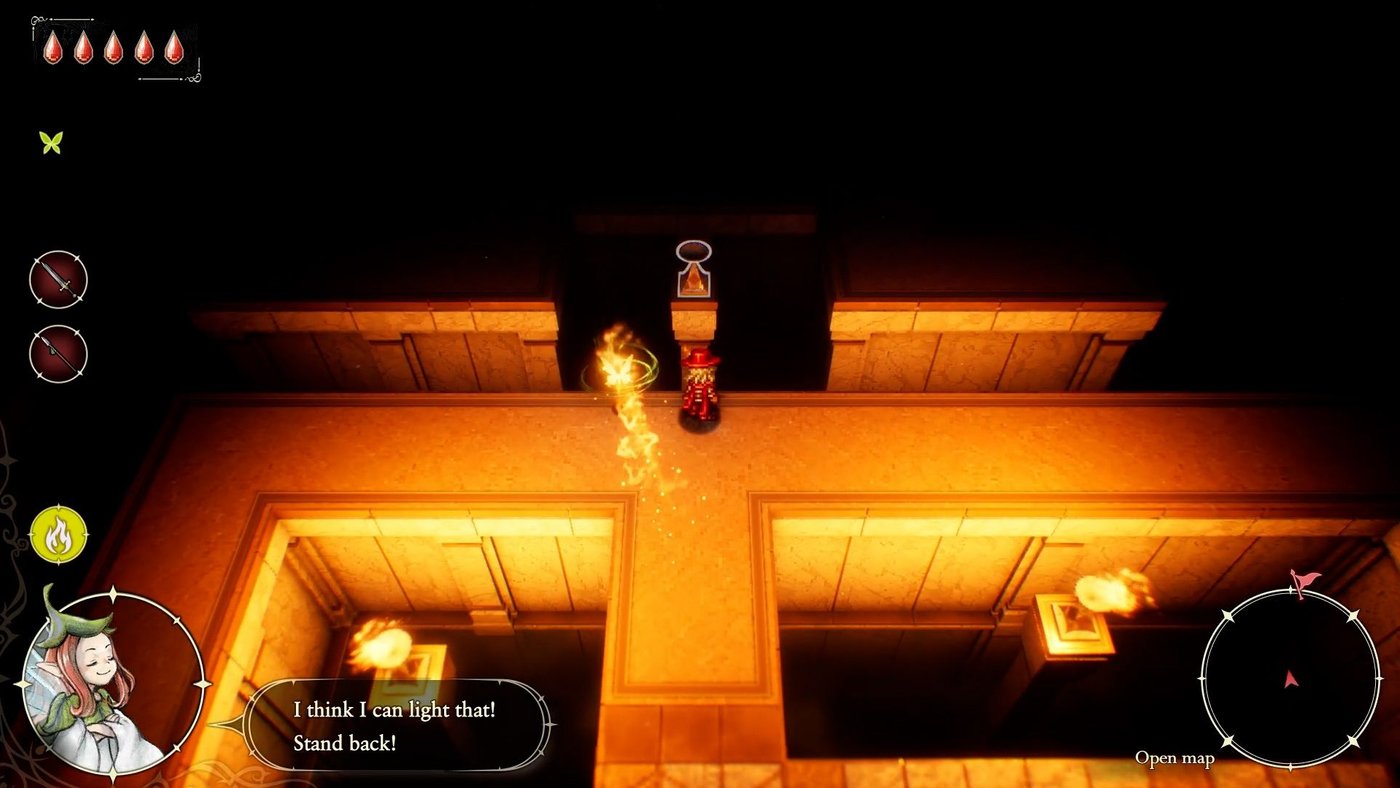 A puzzle shrine location in The Adventures of Elliot: The Millennium Tales