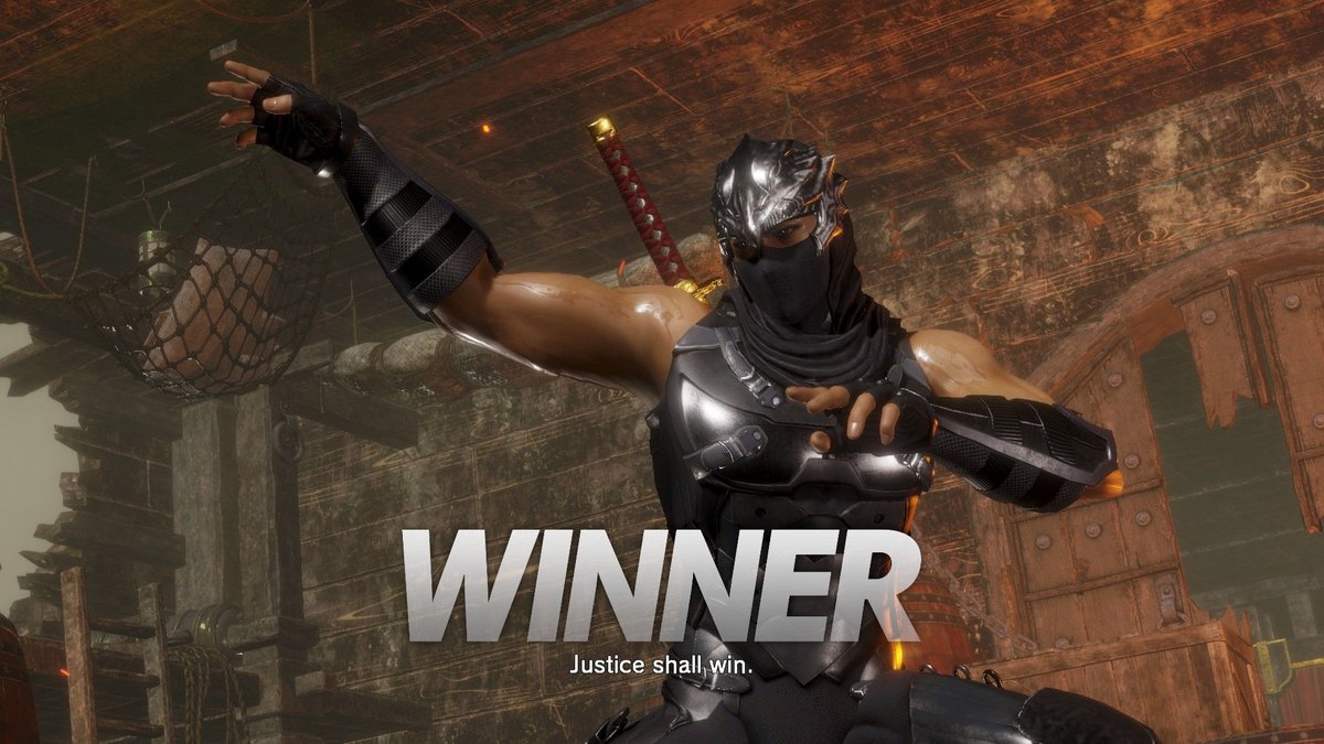 A Dead or Alive 6 Last Round fight scene with two characters squaring off in an arena
