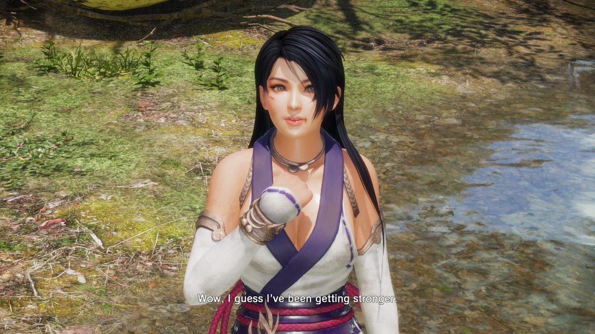 Dead or Alive 6 Last Round fighter posing after a cinematic combat sequence