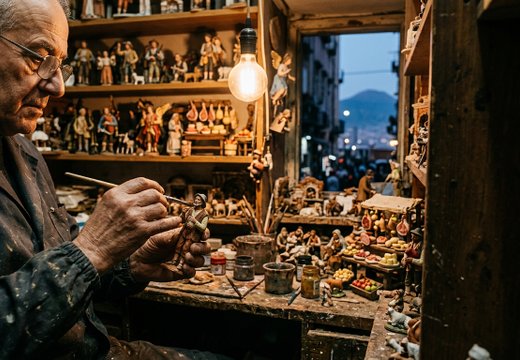 The Last Bells of Via San Gregorio Armeno: How Naples Builds Its Nativity Between Ash and Miracle