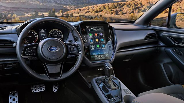 2025 Subaru Crosstrek front cabin and dashboard view