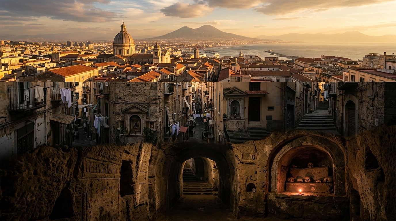 Thumbnail for Buried City: Descending Through Naples&rsquo; Layers of Volcano, War, and Faith